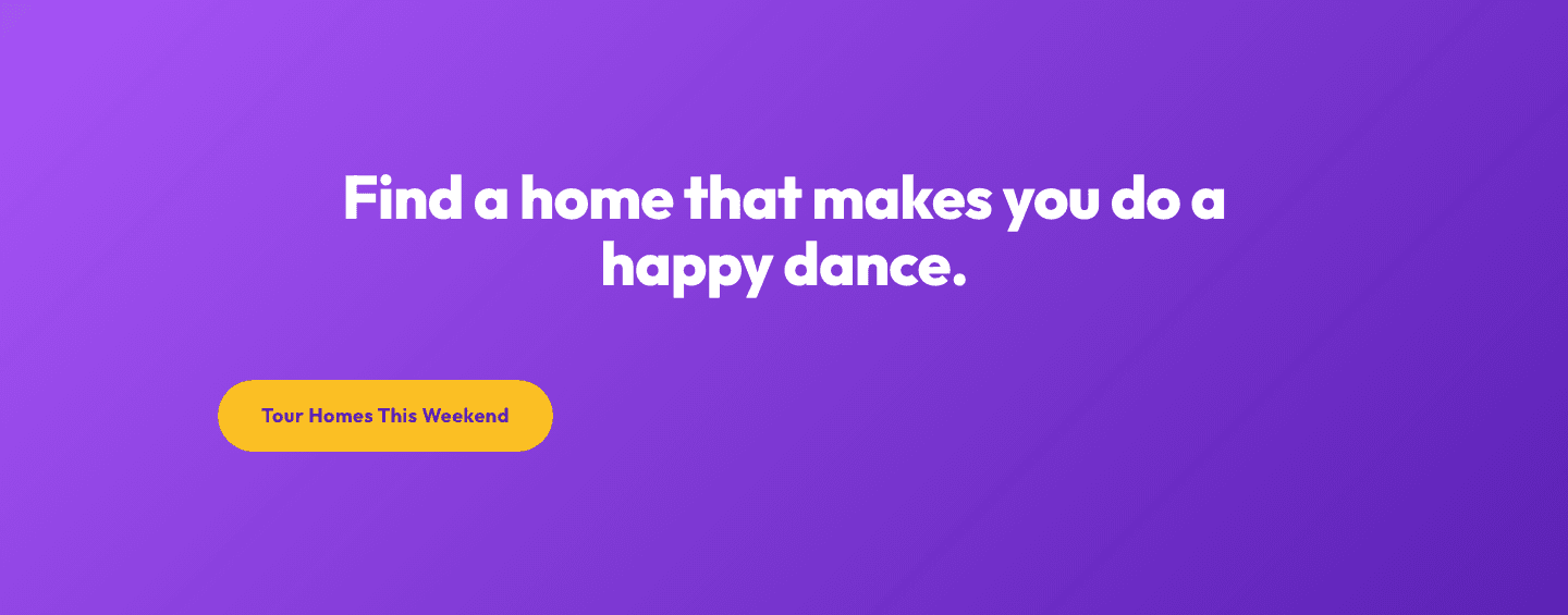 Playful Real Estate CTA Section for Divi 5 — Happy-Dance Home