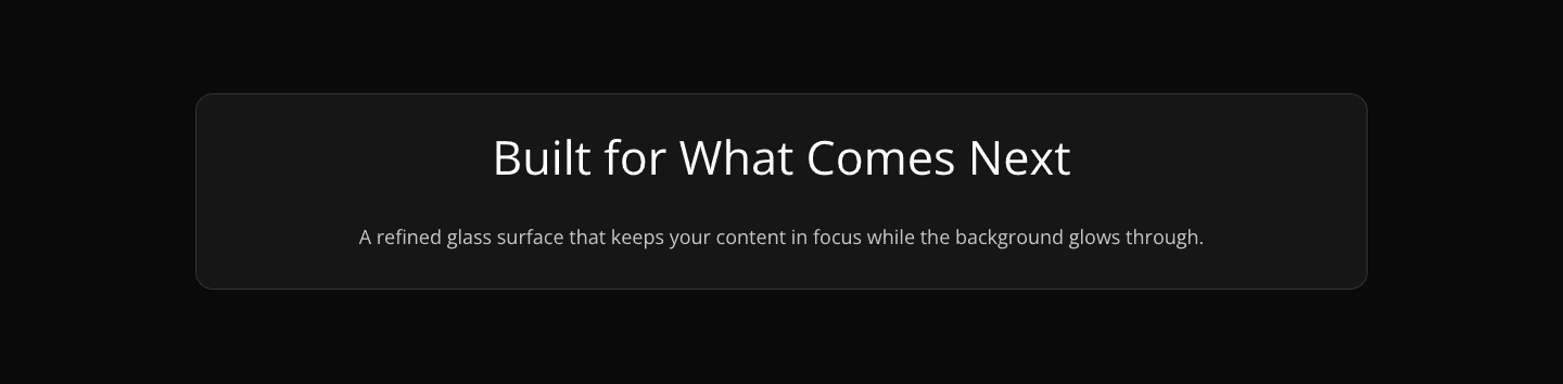 Elegant Coaching Landing Page Template for Divi 5 | Dark Glassmorphism