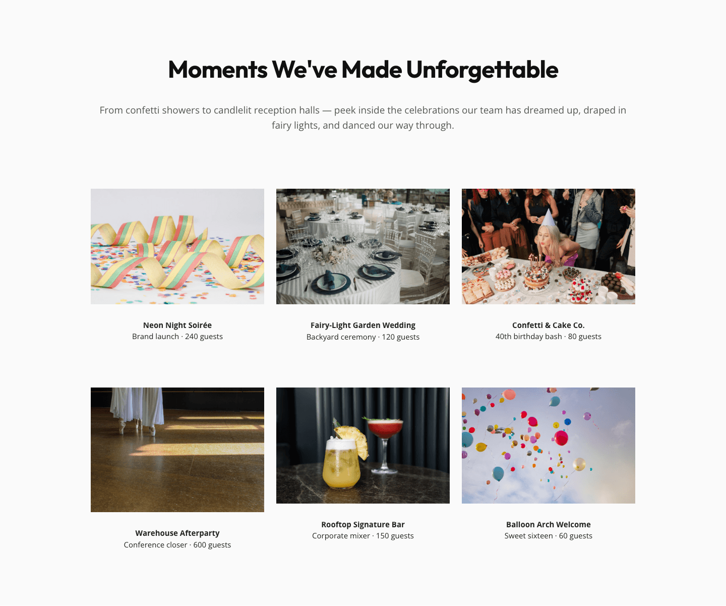 Playful Events Gallery Layout for Divi 5 — Free Download